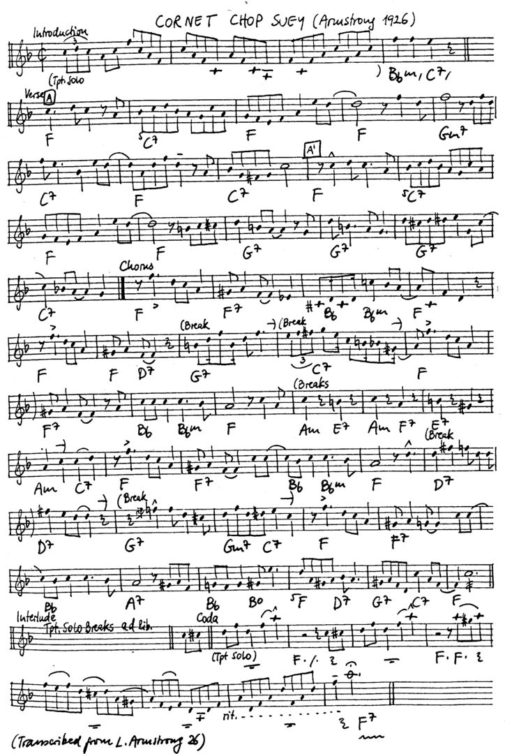 cornet chop suey leadsheet – book us for your next 20s or gatsby event